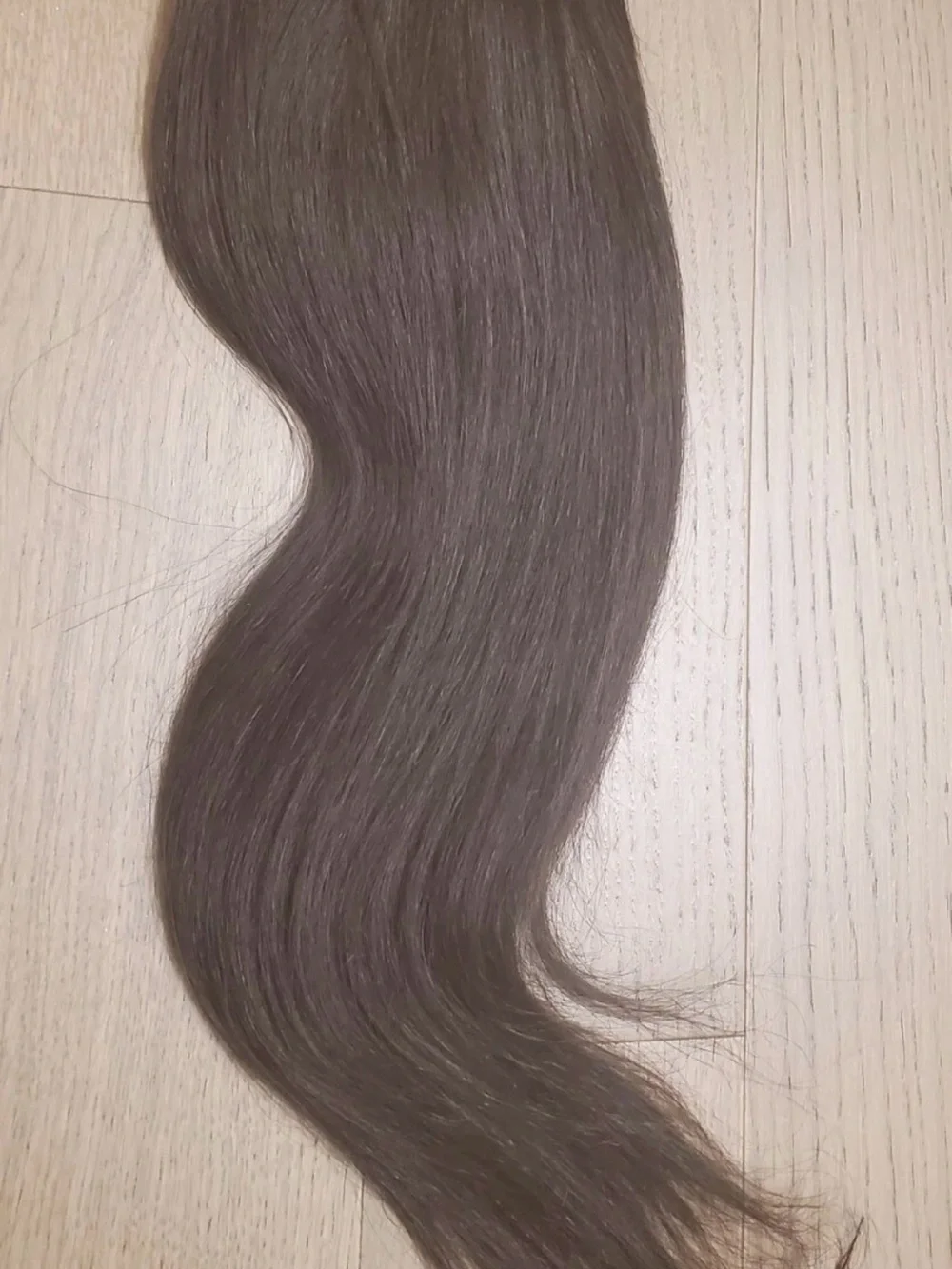 16-18” Halo Couture Hybrid Fall Hair Topper - Dark Brown/Black